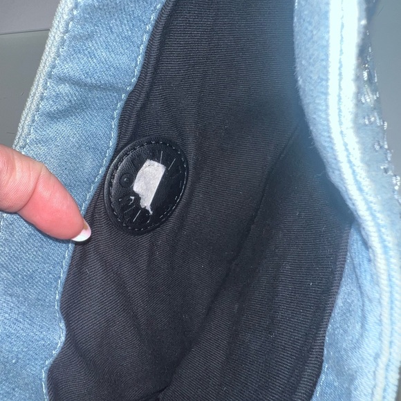 Simon Miller Blue Denim Crystal Mini Sasi Shoulder Bag $375 - Picture 7 of 8